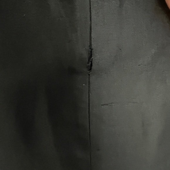 VTG Escada Elements Raw Silk Shift Dress BLK SZ 42/M Classic Chic Minimalist 90s - Picture 11 of 16